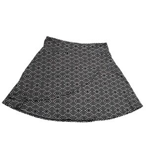 SOYBU Skirt‎ Womens Size L Black White Pattern